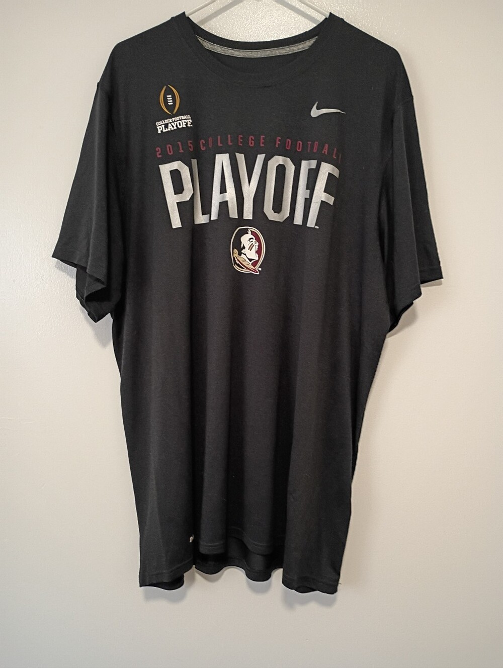 Dri Fit Mens Size XXL 2015 Playoff Seminole Black Shirt